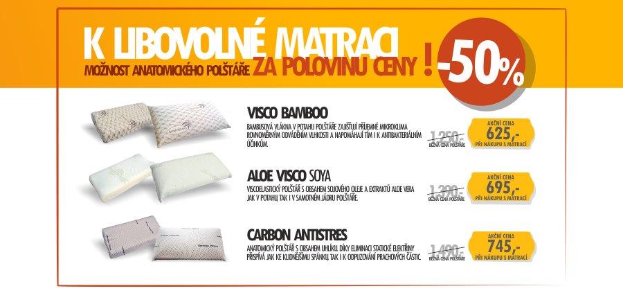 K matraci polštář za polovic!