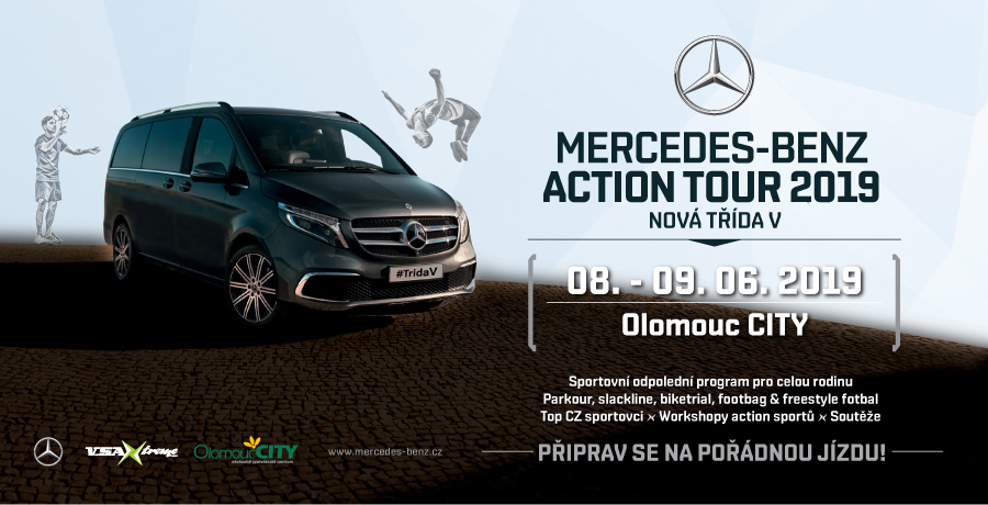 Mercedes-Benz Action Tour 2019 v Olomouc CITY