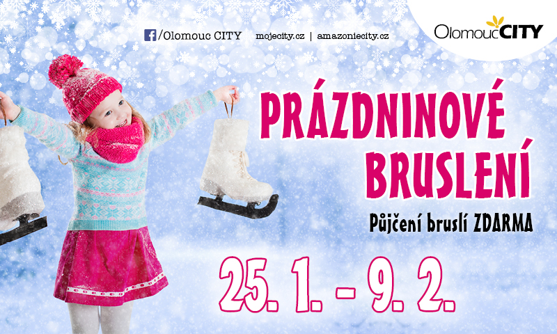 Prázdninové bruslení v Olomouc CITY