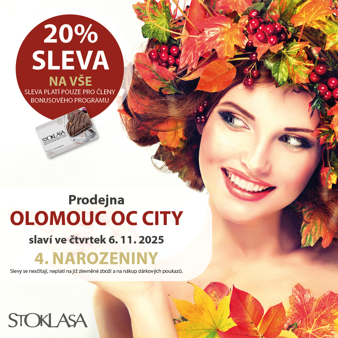 Narozeniny prodejny Stoklasa