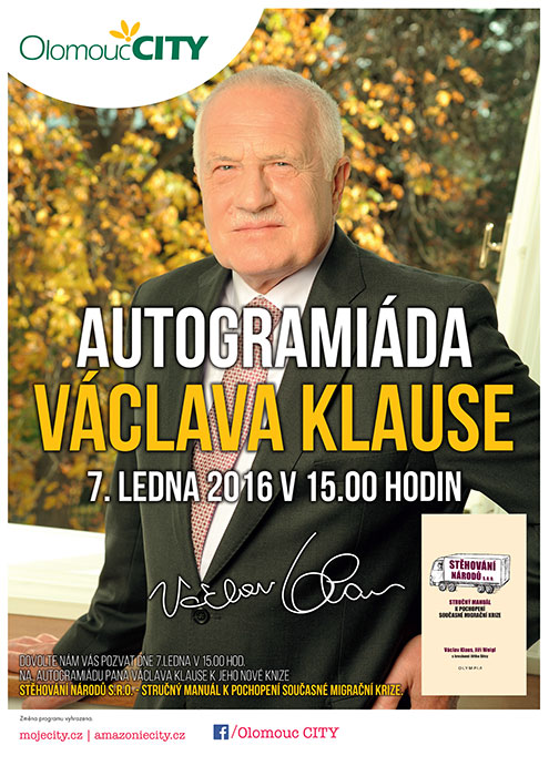 Autogramiáada Václava Klause