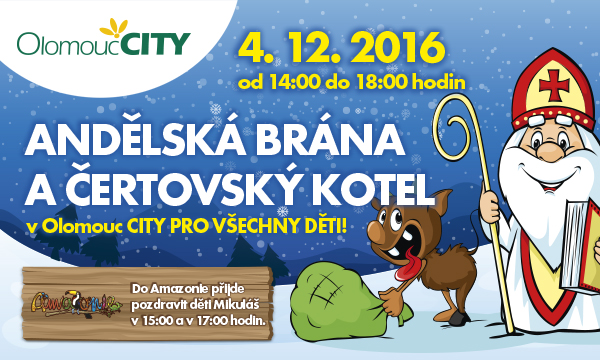 4. 12. 2016 Andělská brána a čertovský kotel pro všechny děti!