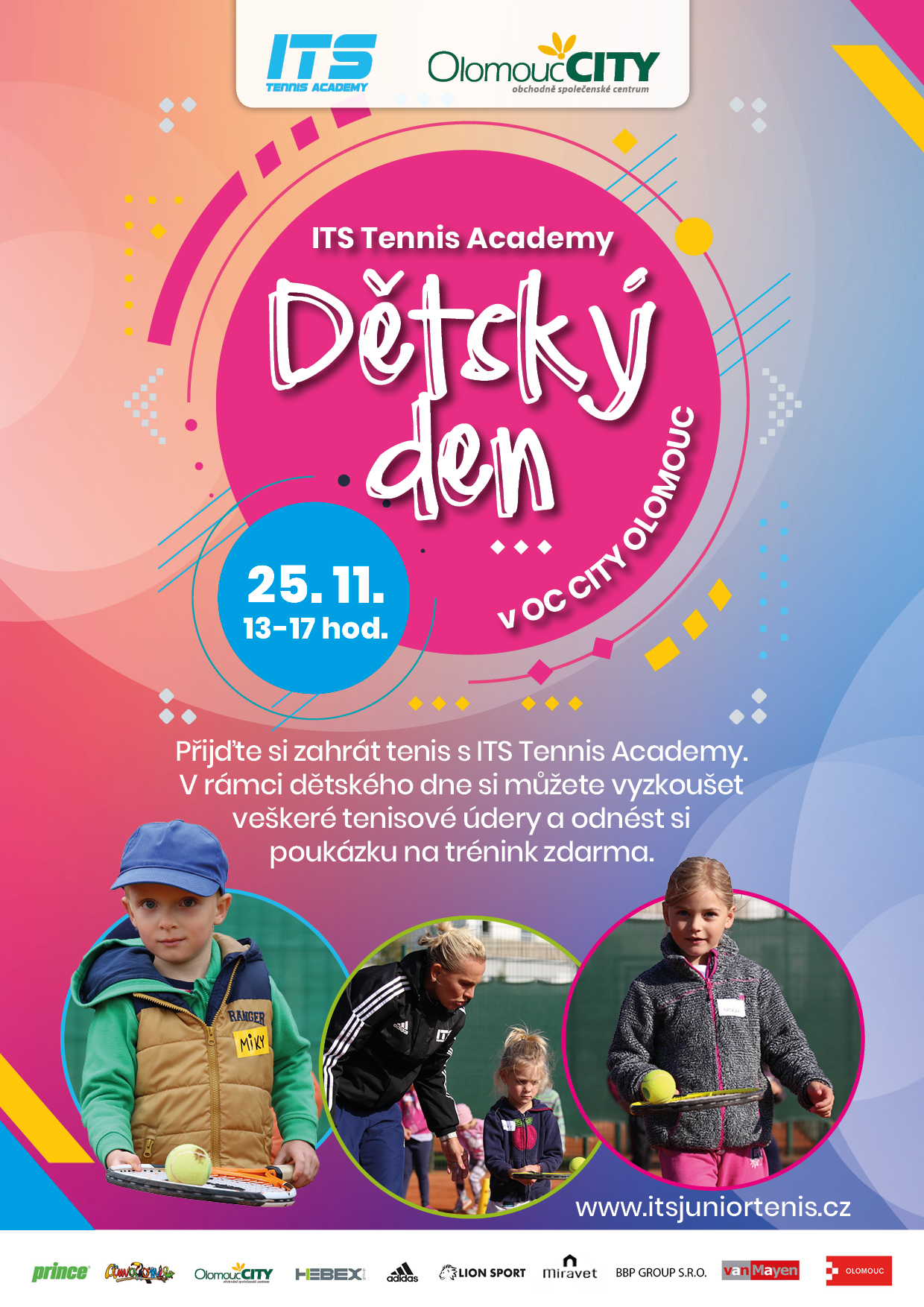 Dětský den s ITS Tennis Academy