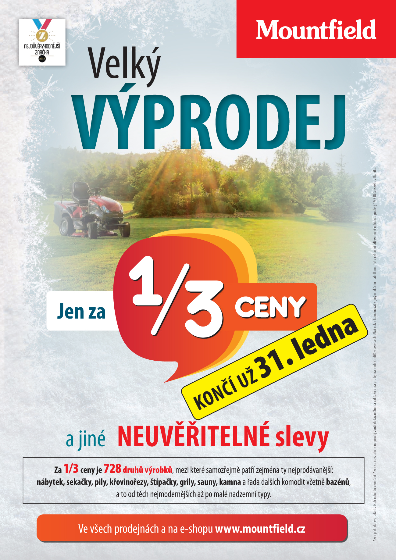 Mountfield - lednový výprodej
