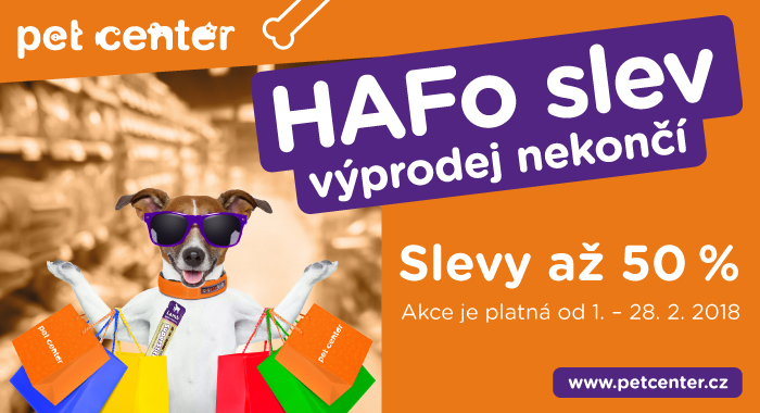 HAFo slev v PetCenter