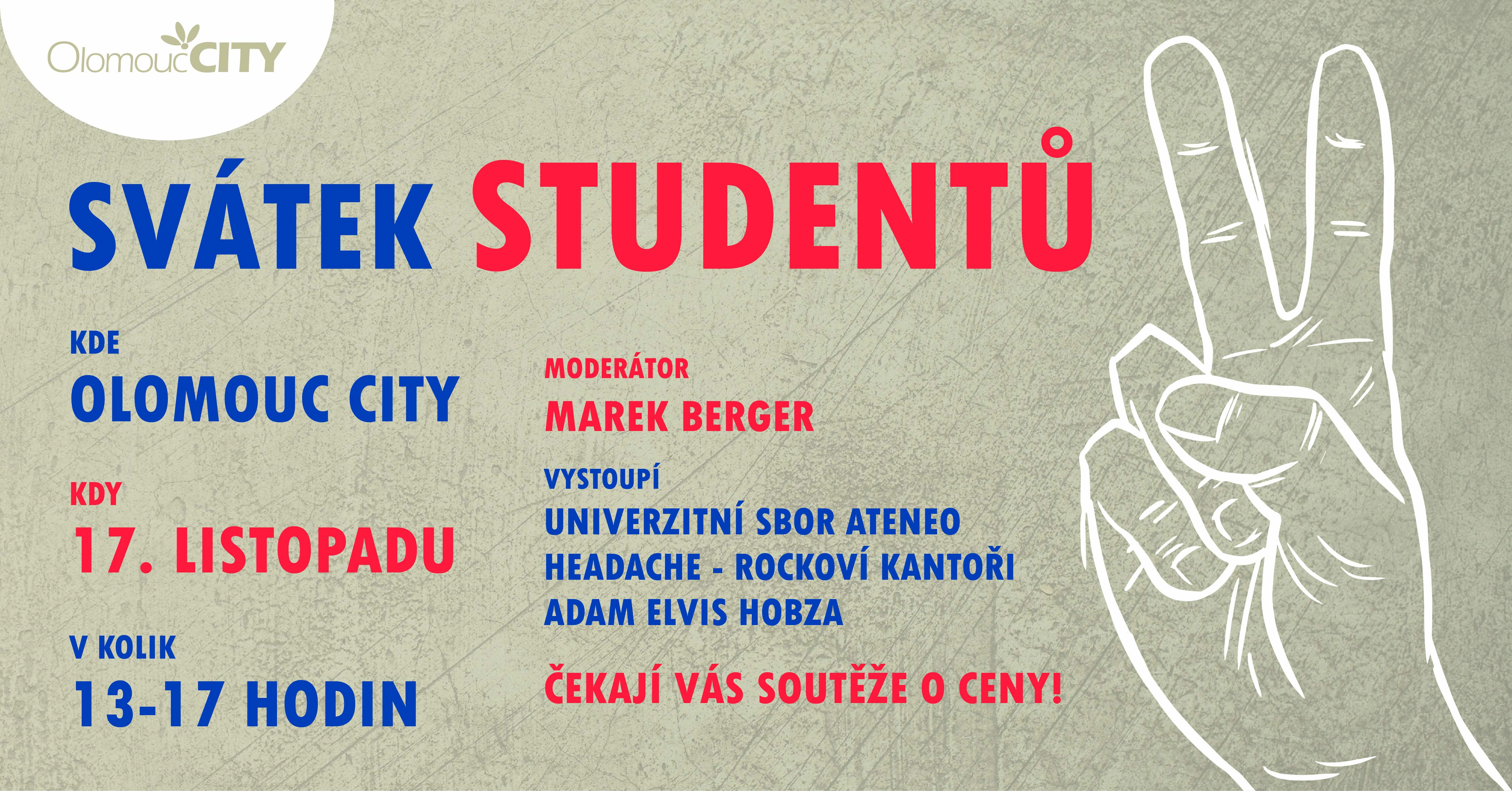 Svátek studentů v Olomouc CITY