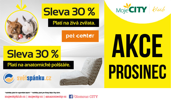 Prosincové slevy v Pet Center a ve Světspánku.cz