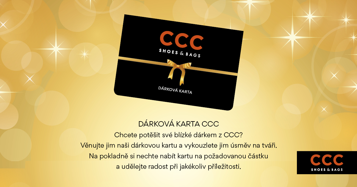 Dárkové karty CCC