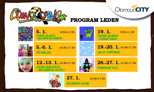 Amazonie - program na leden 2019