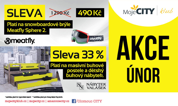 Moje CITY klub - AKCE únor Nábytek Valášek