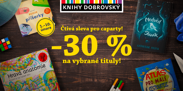 Čtivá sleva pro caparty v Knihy Dobrovský