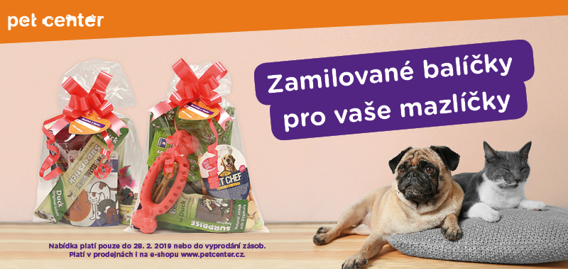 Zamilované balíčky pro vaše mazlíčky v Pet Center