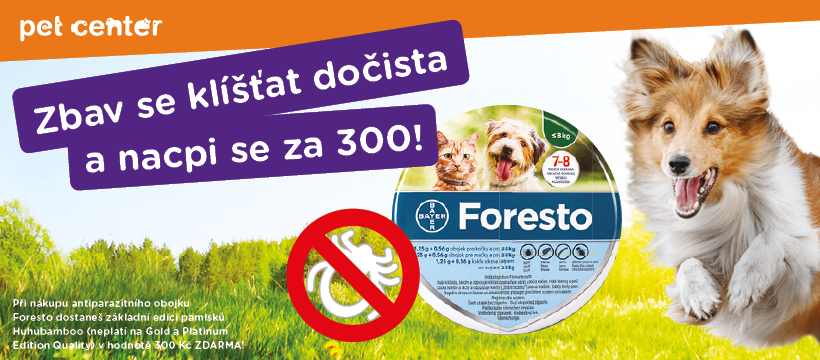 Antiparazitní obojky s dárkem v Pet Center