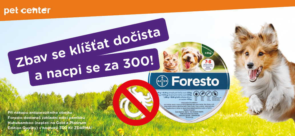 Antiparazitní obojky s dárkem v Pet Center