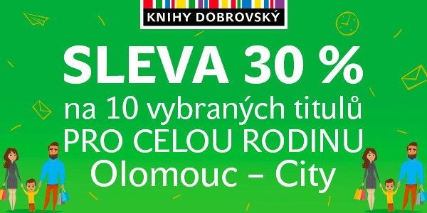 Sleva 30% v prodejně Knihy Dobrovský