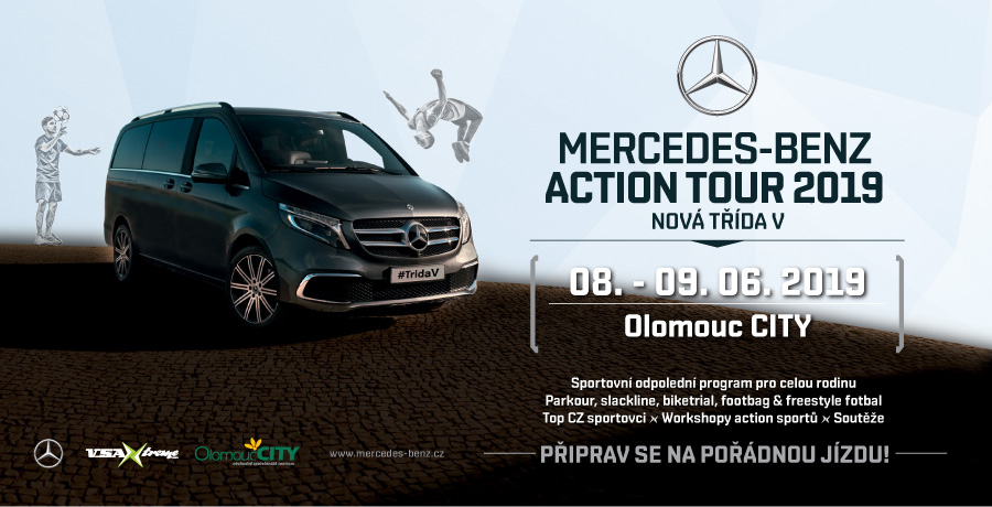 Mercedes-Benz Action Tour 2019 v Olomouc CITY