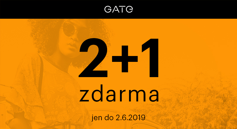 2+1 zdarma v GATE