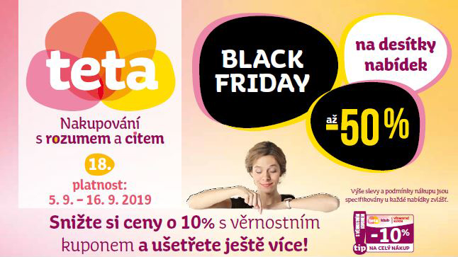 Black Friday v Teta drogerie