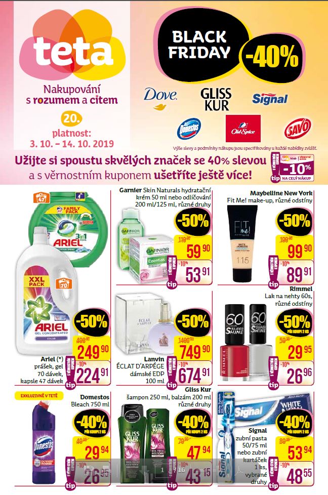 Black Friday v Teta drogerie