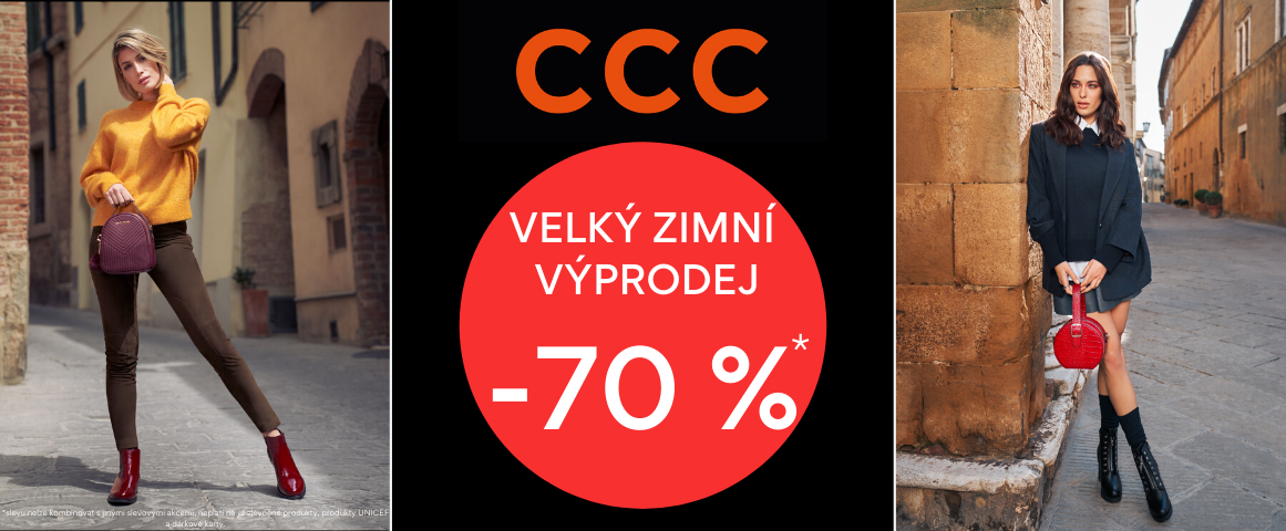 Slevy až 70 % v CCC