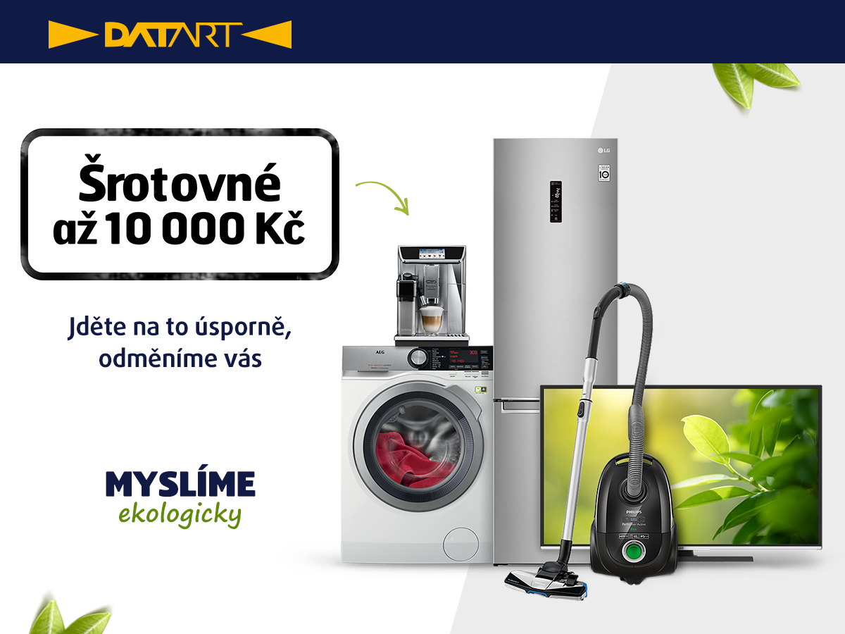 Šrotovné až 10 000 v DATART