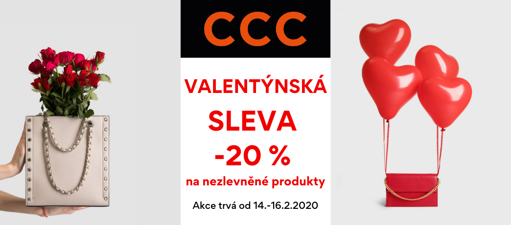 Valentýnská sleva v CCC