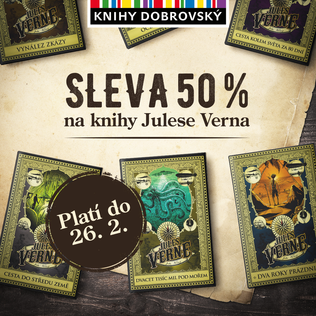 Jules Verne za polovinu v Knihy Dobrovský