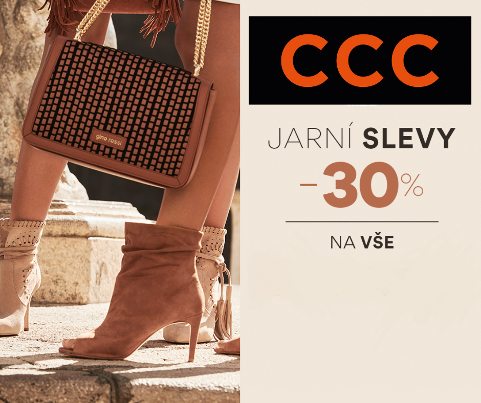 Jarní sleva 30 % v CCC