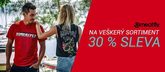 30 % sleva na vše v Meatfly