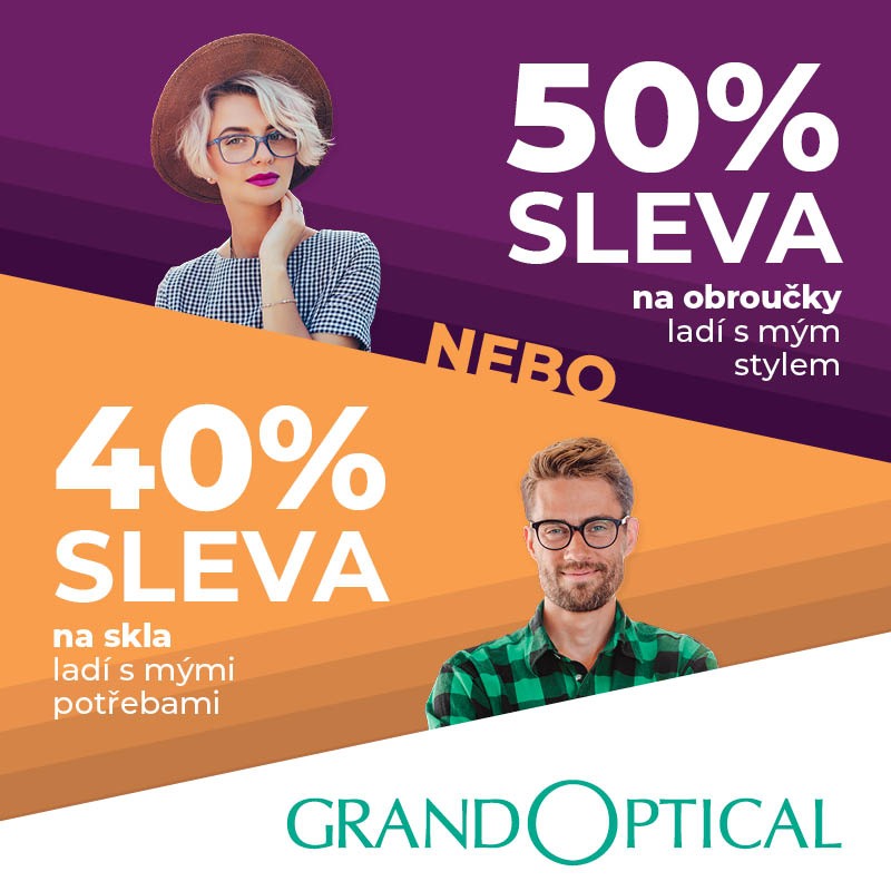 Vyberte si svoji slevu v GrandOptical!