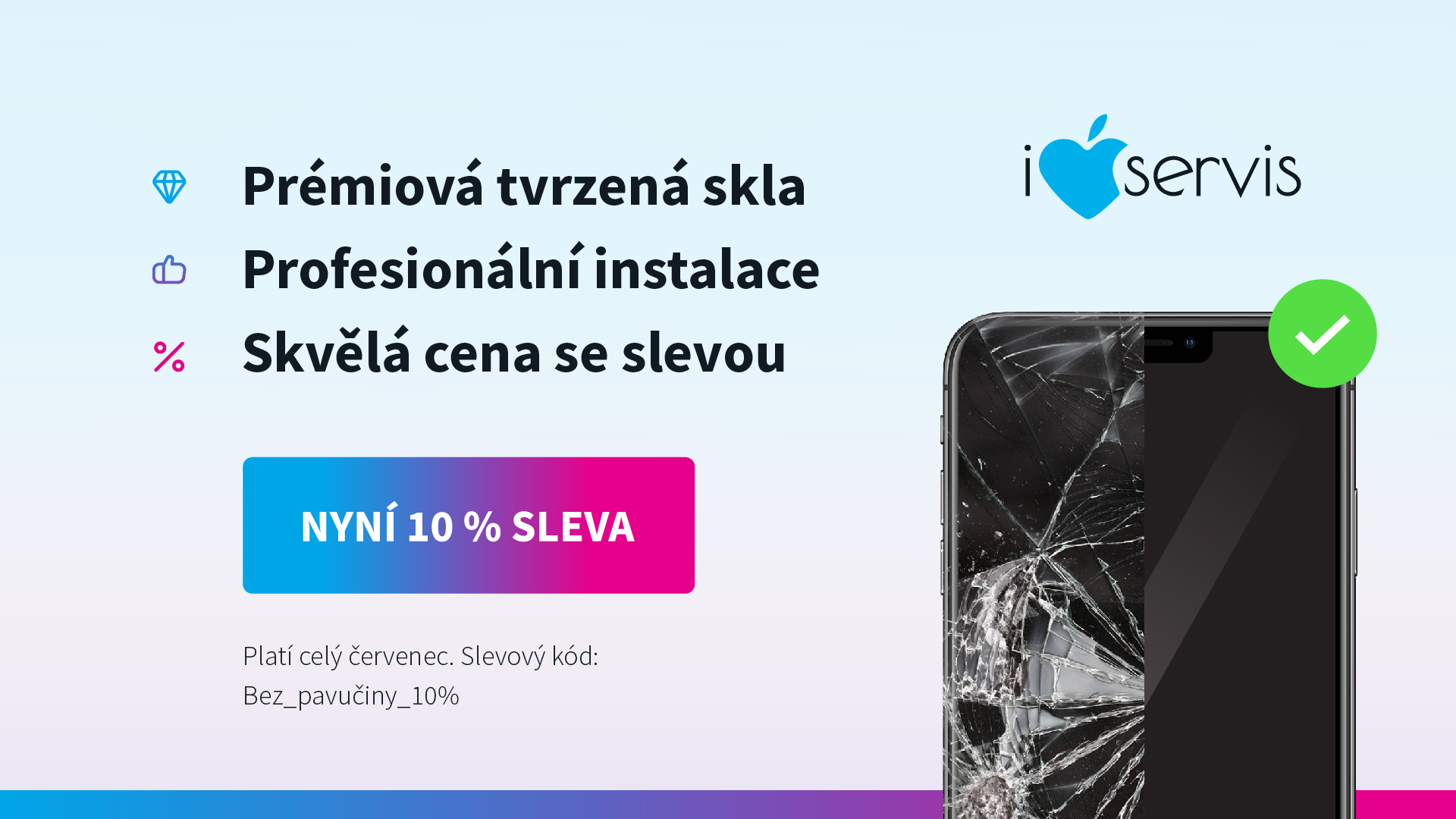 Ochrana displeje mobilu se slevou!