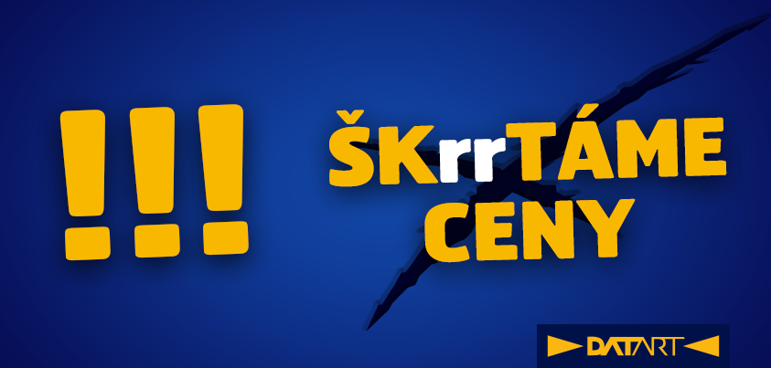 V Datart škrrtáme ceny!