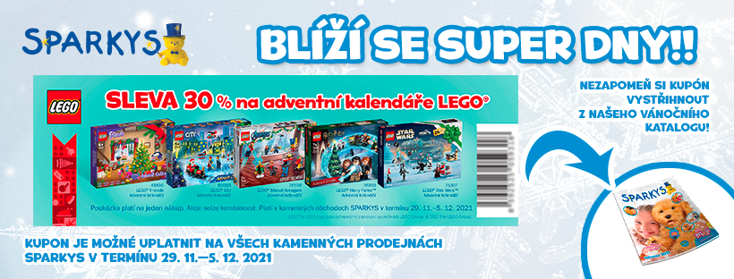 Adventní LEGO kalendáře - 30 %