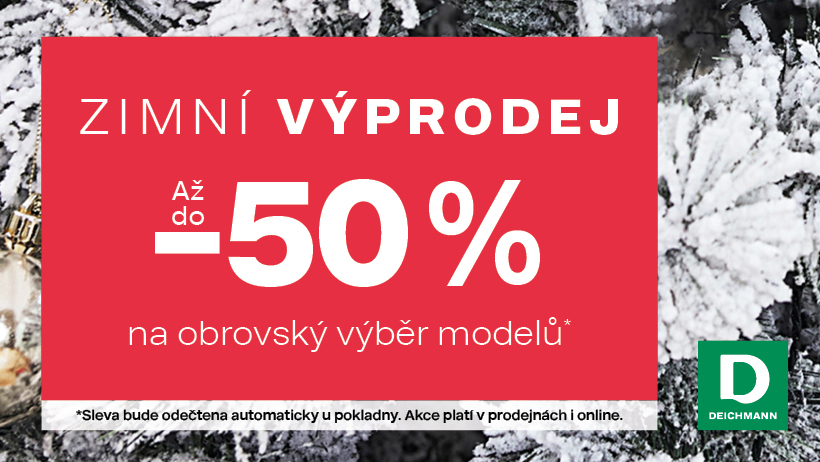 Zimní výprodej v Deichmann