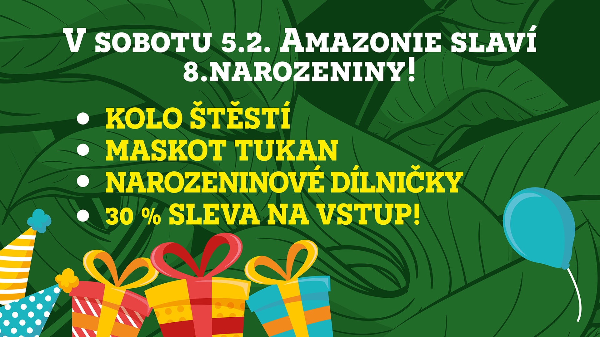 Amazonie slaví narozeniny