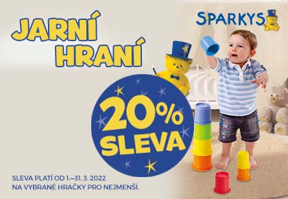 Na vybrané hračky sleva 20 %