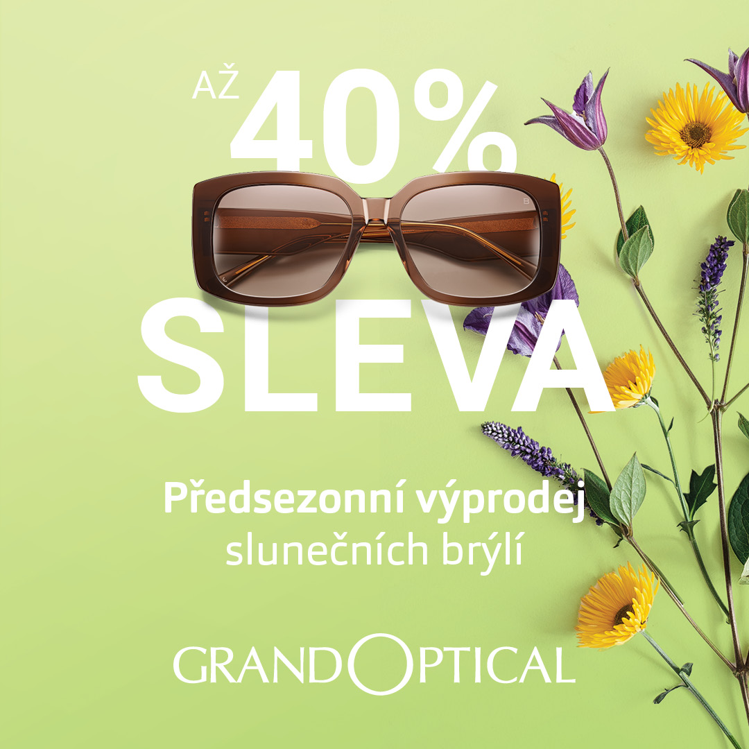 Předsezonní výprodej slunečních brýlí