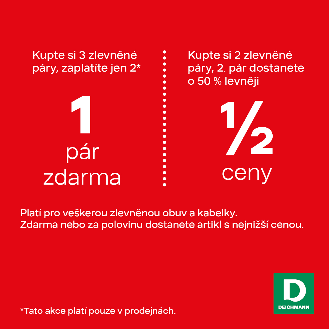 Letní výprodej v Deichmann