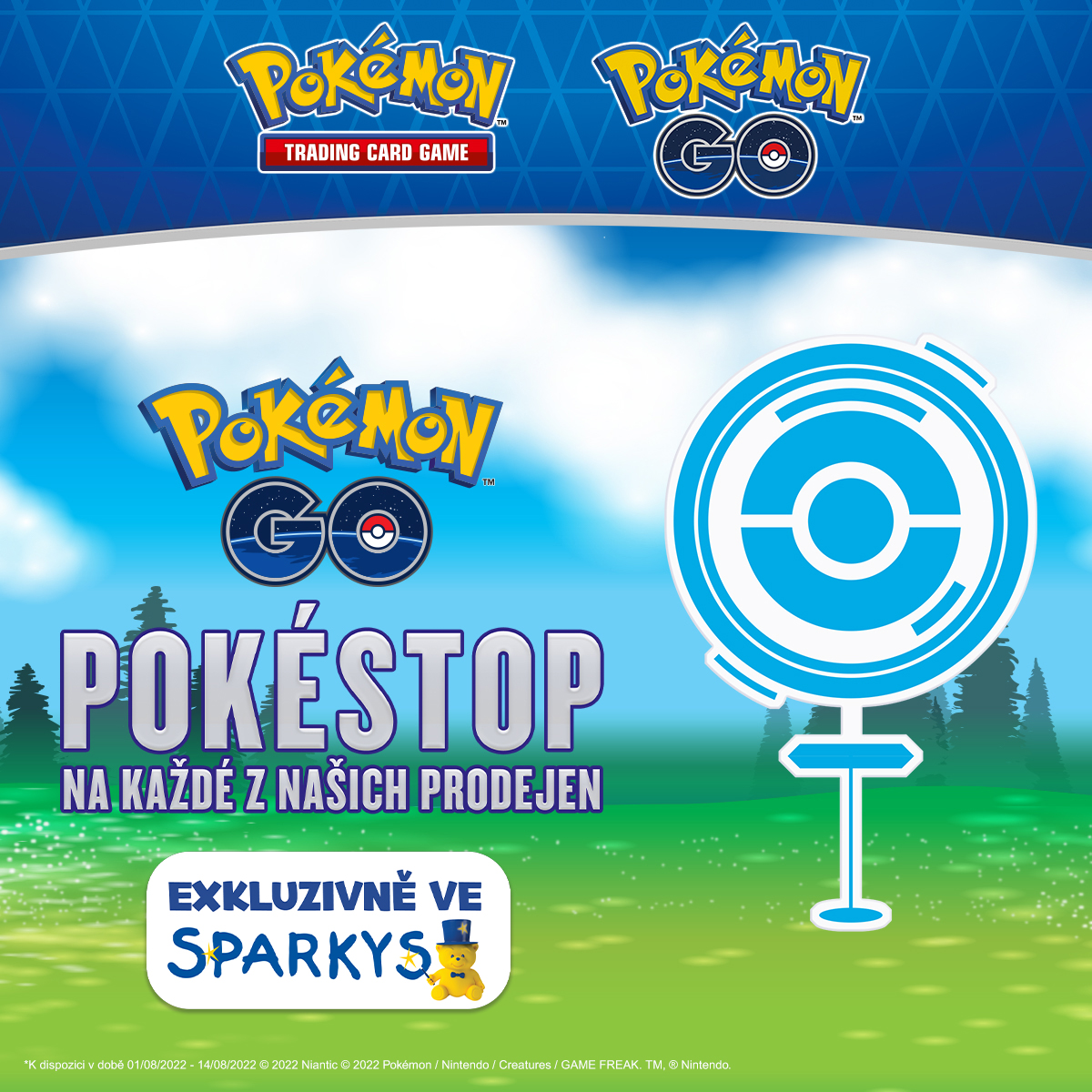 Pokéstopa ve Sparkys