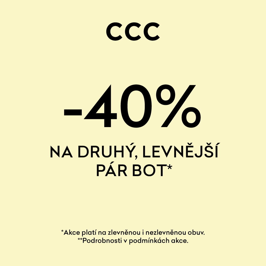 Sleva 40 % na druhý pár