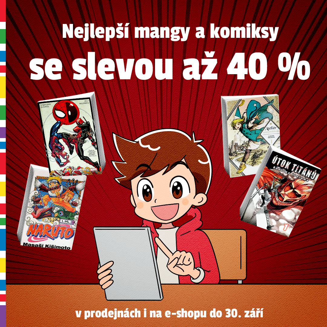 Nejlepší mangy a komiksy se slevou až 40 %