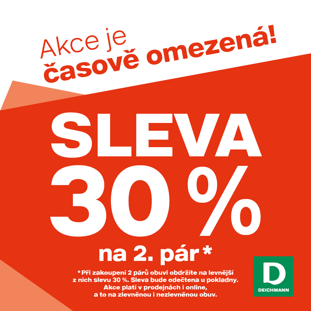 30 % Sleva na 2. pár 