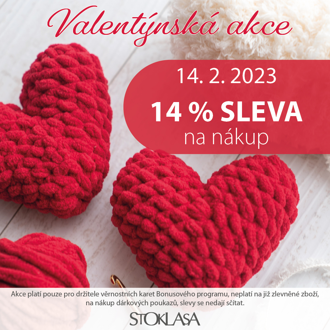Valentýnská akce v prodejně Stoklasa