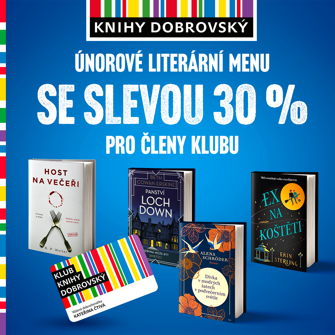 Únorové literární menu v Knihy Dobrovský