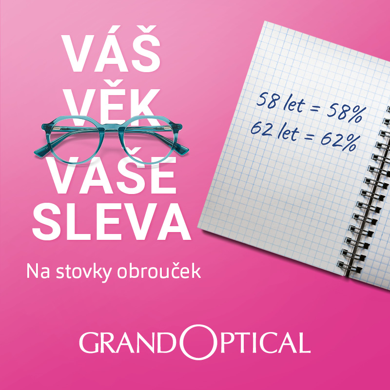 Sleva podle věku v GrandOptical!