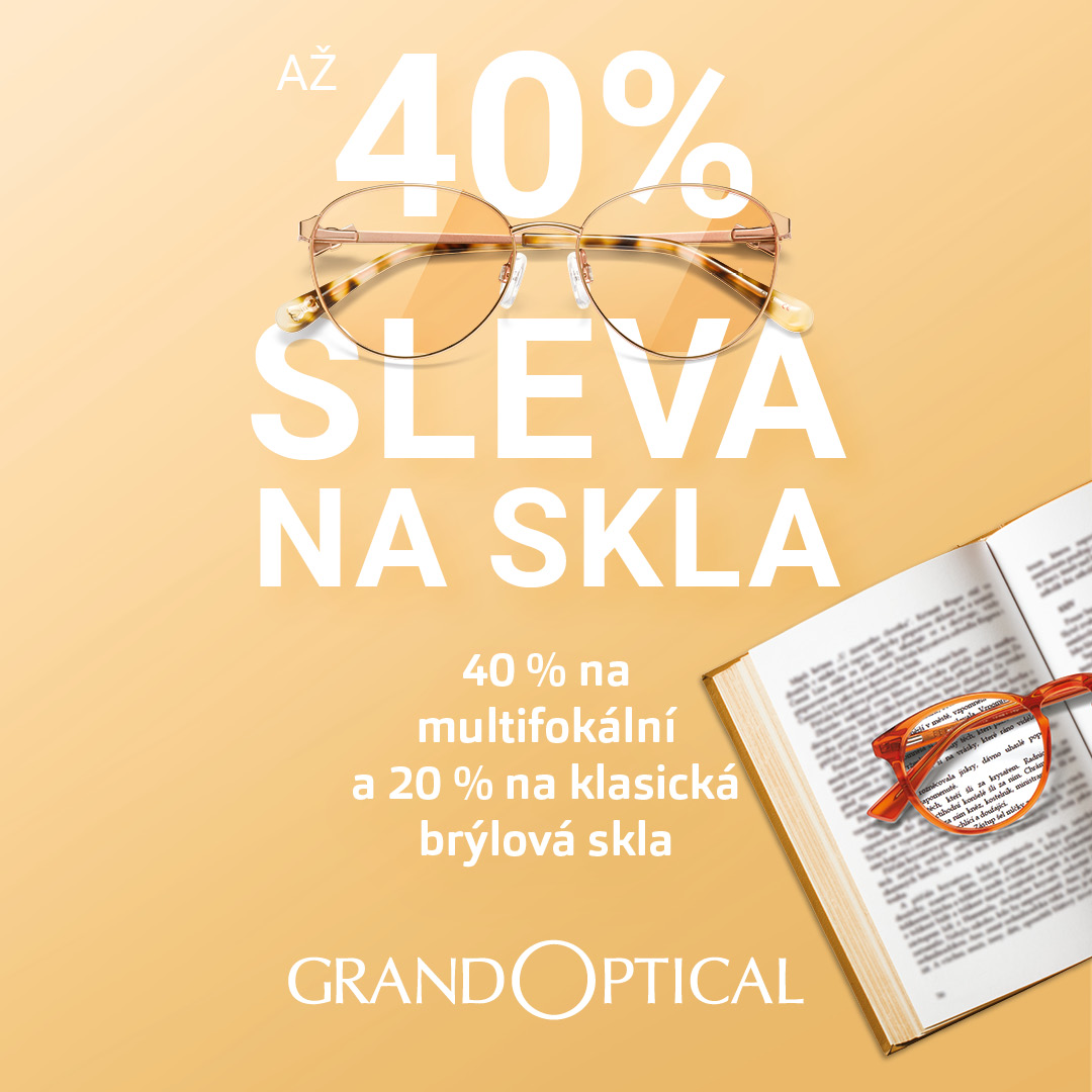 Sleva na brýlová skla!