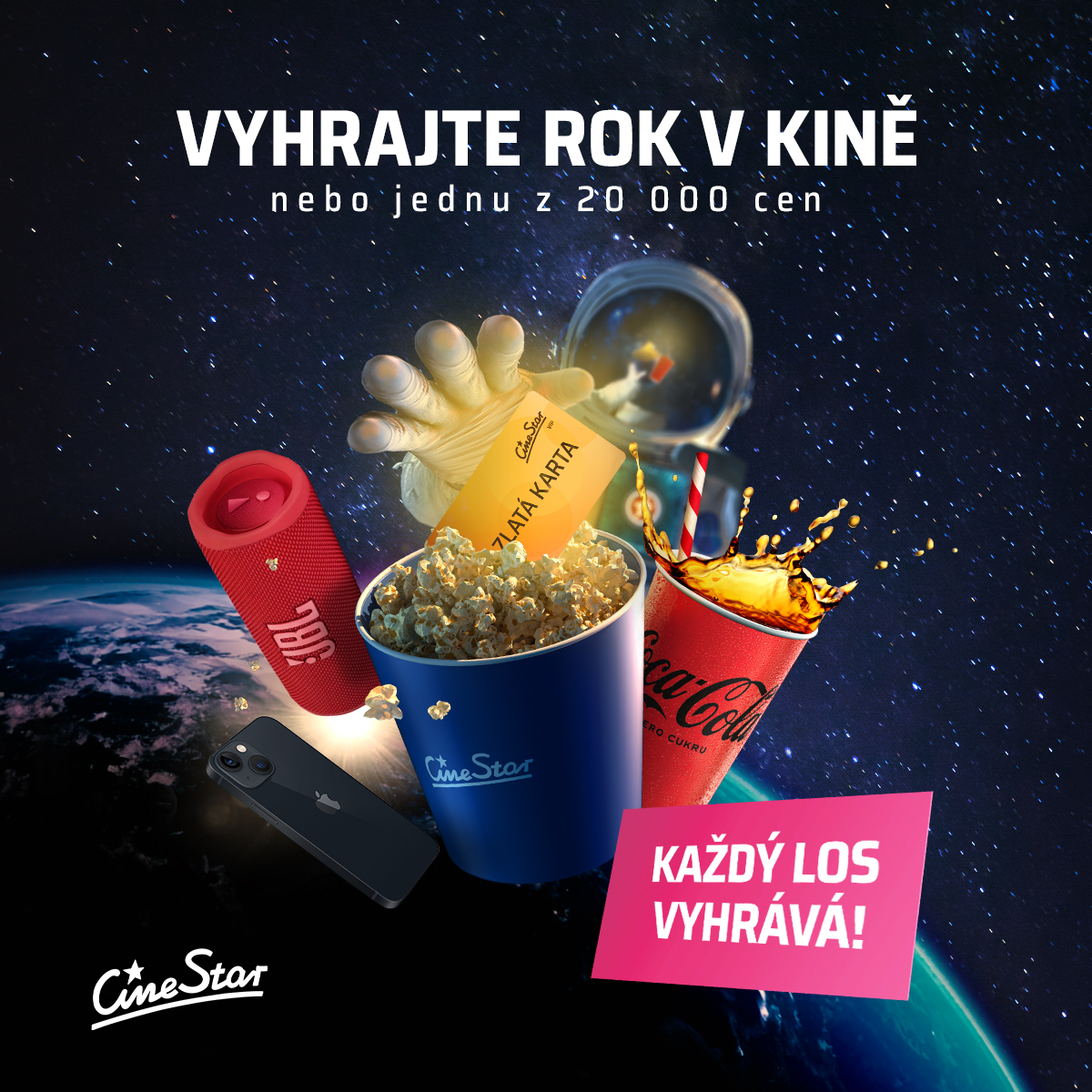 Vyhraj rok v kině ZDARMA!