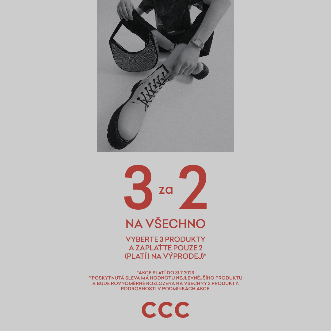 3 za 2 v CCC!