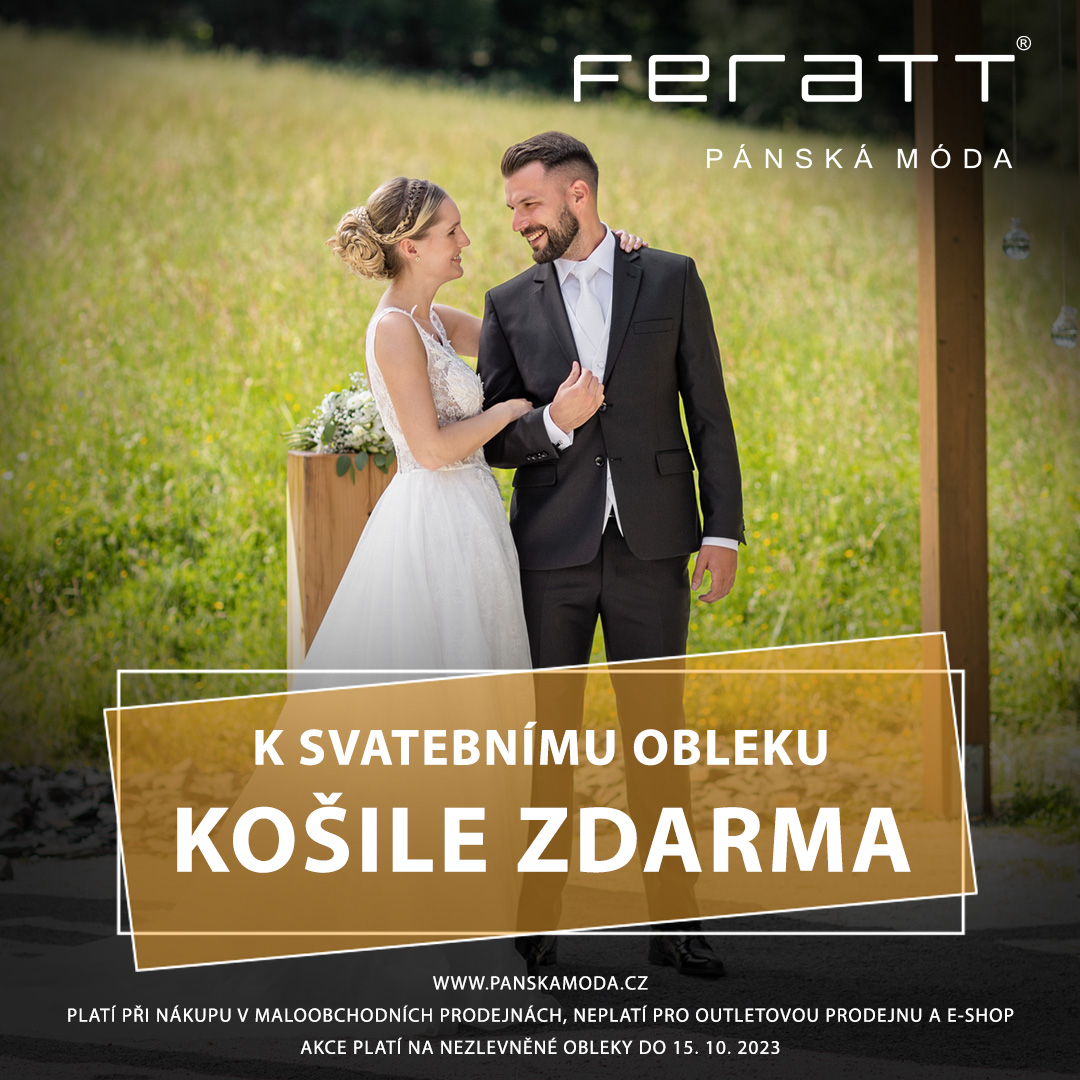 K obleku košile ZDARMA!