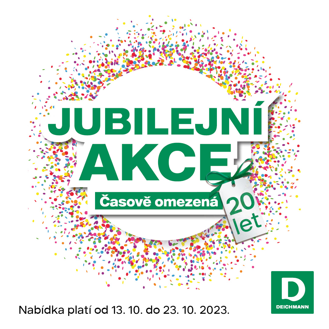 Jubilejní akce u Deichmanna